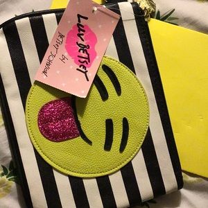 Betsey Johnson Emoji Wristlet